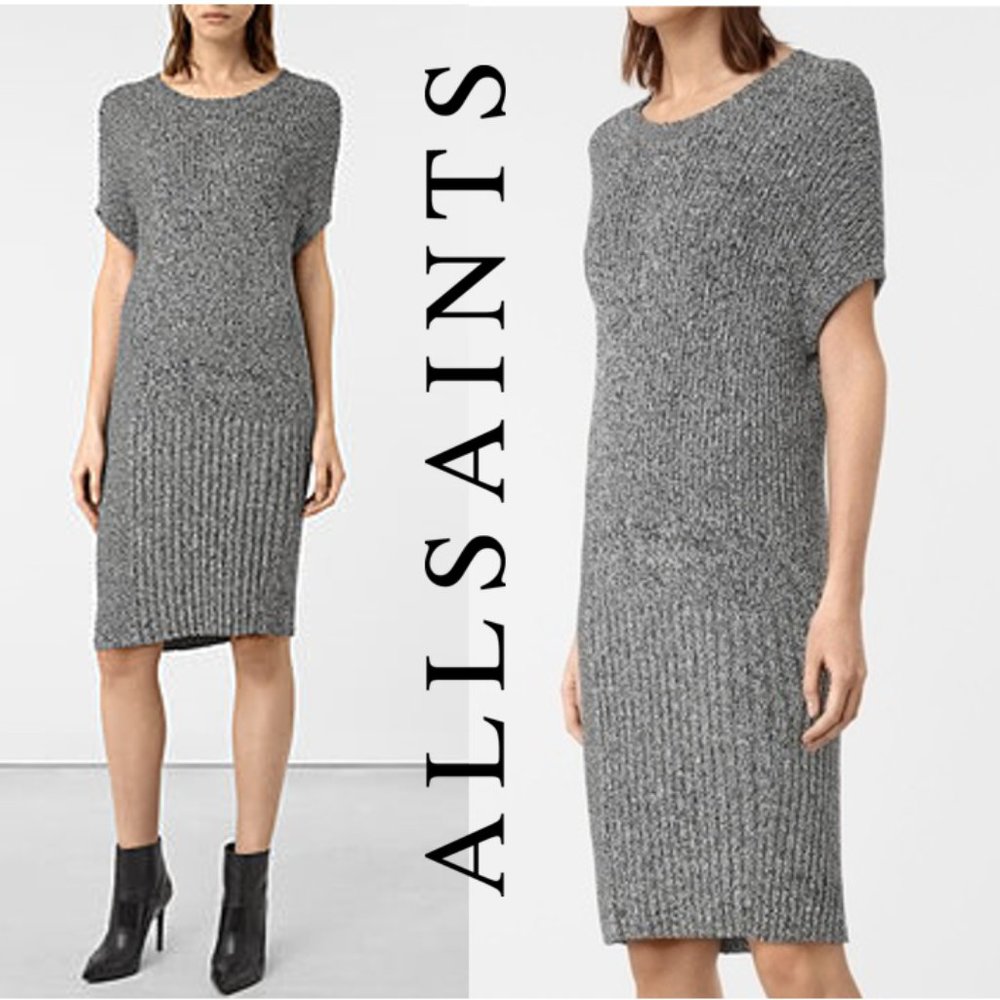 All Saints Velo Marled Sweater Dress